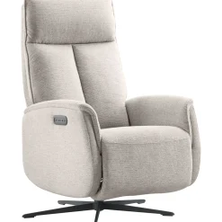 Online Relaxfauteuil Assele elektrisch lichtgrijs Elektrische Fauteuil|Relaxfauteuil