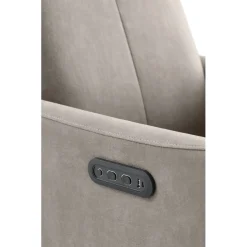 Clearance Relaxfauteuil Lanciare elektrisch lichtgrijs Relaxfauteuil