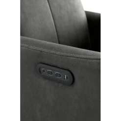 Outlet Relaxfauteuil Lanciare elektrisch antraciet Relaxfauteuil