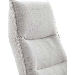 Outlet Relaxfauteuil Livo handmatig verstelbaar lichtgrijs Relaxfauteuil