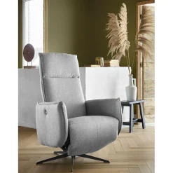 Relaxfauteuil Moio verstelbare rug en voetensteun Relaxfauteuil