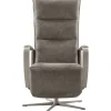 Best Relaxfauteuil Seduto elektrisch microleder donkergrijs Relaxfauteuil