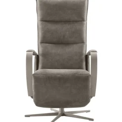 Best Relaxfauteuil Seduto elektrisch microleder donkergrijs Relaxfauteuil
