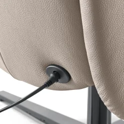 Hot Relaxfauteuil Seduto elektrisch leder beige Relaxfauteuil
