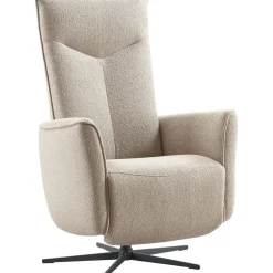 Clearance Relaxfauteuil Seduto microvezel beige Relaxfauteuil