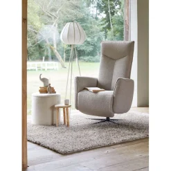 Clearance Relaxfauteuil Seduto microvezel beige Relaxfauteuil