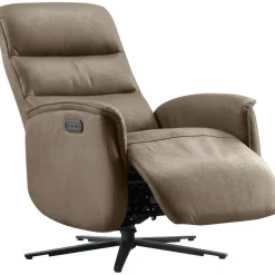 Outlet Relaxfauteuil Volgere elektrisch donkerbruin Relaxfauteuil
