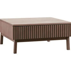 Sale Salontafel Arrosto eikenhout 90x90 cm vierkant Dark Roast Woonseries|Salontafel