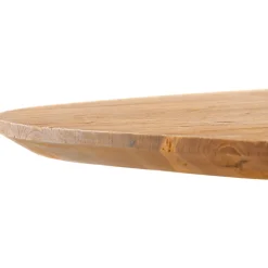 Online Salontafel Aska teakhout 90 cm rond naturel brushed Woonseries|Salontafel