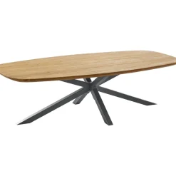 Clearance Salontafel Aska teakhout 70x140 cm Deens ovaal naturel brushed Woonseries|Salontafel