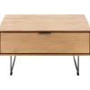 Best Salontafel Aska 80x80 cm vierkant naturel brushed Woonseries|Salontafel
