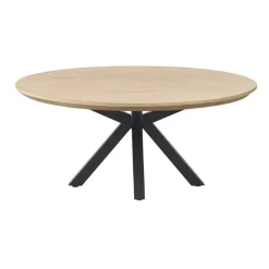 Best Salontafel Belvio rond 90 light oak fineer Woonseries|Salontafel