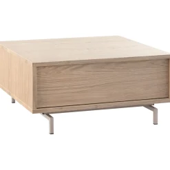 New Salontafel Famosa 83x83 cm vierkant bruin Woonseries|Salontafel