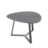 Hot Salontafel Lineto 47x61 cm organisch zwart keramiek Woonseries|Salontafel