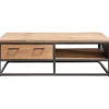 Salontafel Mesola 65x130 cm rond mango natural Woonseries|Salontafel