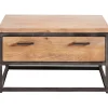 Best Salontafel Mesola 75x75 cm vierkant mango natural Woonseries|Salontafel