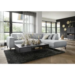 Clearance Salontafel Nero 67x135 cm rond noir Woonseries|Salontafel