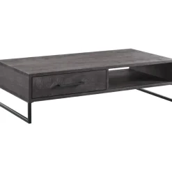 Hot Salontafel Piastra 126x64 cm zwart Woonseries|Salontafel