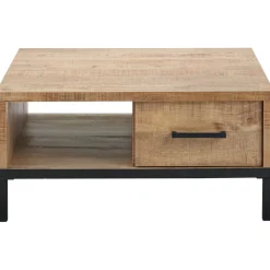 Clearance Salontafel Ricardi 90x90 cm vierkant mango Woonseries|Salontafel
