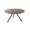 Online Salontafel Tavolo eikenhout 80 cm rond grafiet Woonseries|Salontafel