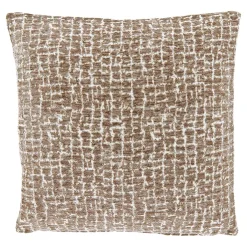 Outlet Sierkussen Baschi 45x45cm grijs gestreept Sierkussens