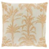 Discount Sierkussen Canosa oranje met palmboom print Sierkussens