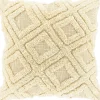 Outlet Sierkussen Foglia 45x45cm dessin 5 naturel Sierkussens