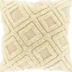 Outlet Sierkussen Foglia 45x45cm dessin 5 naturel Sierkussens