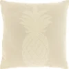 Sale Sierkussen Gorduno ananas 45x45cm wit Sierkussens