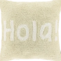 Hot Sierkussen Isarco 45x45cm hola wit Sierkussens