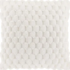 Clearance Sierkussen Ludiano 45x45cm wit Sierkussens