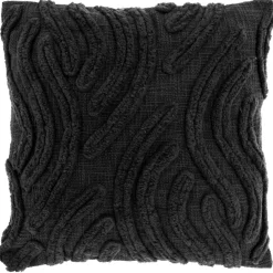 Clearance Sierkussen Personico 45x45cm zwart Sierkussens