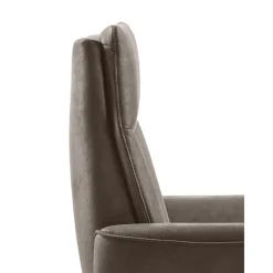 Hot Sta-op stoel Seduto elektrisch microleder bruin Relaxfauteuil