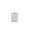 Online Stompkaars Benevento Led small wit rond Kaarsen