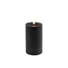 Hot Stompkaars Benevento Led medium zwart rond Kaarsen