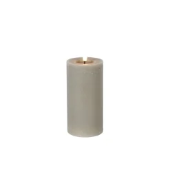 Discount Stompkaars Benevento Led large grijs rond Kaarsen