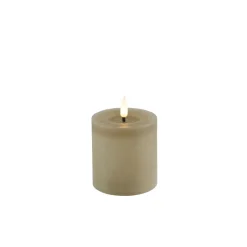 Best Stompkaars Benevento Led small beige rond Kaarsen