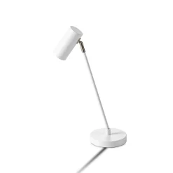 Outlet Tafellamp Mirare wit metaal 1-spots Tafellamp