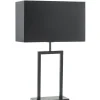 Clearance Tafellamp Tarante (lampvoet h41) mat zwart Tafellamp