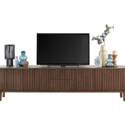 Hot TV-meubel Arrosto eikenhout 58x225x40 cm Dark Roast Woonseries|Tv-Meubel