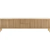 Discount TV-meubel Arrosto eikenhout 58x225x40 cm light roast Woonseries|Tv-Meubel