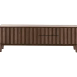 Outlet TV-meubel Arrosto eikenhout 58x180x40 cm Dark Roast Tv-Meubel|Woonseries