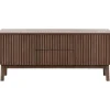 Discount TV-meubel Arrosto eikenhout 58x135x40 cm Dark Roast Woonseries|Tv-Meubel