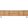Clearance Tv-meubel Aska (234 Cm) teak naturel brushed Woonseries|Tv-Meubel
