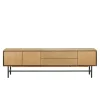Sale TV-meubel Belvio 205 cm light oak Woonseries|Tv-Meubel
