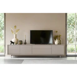 Best TV-meubel Famosa 228 cm grijs Woonseries|Tv-Meubel