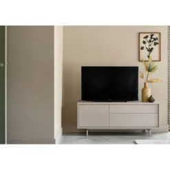 Discount TV-meubel Famosa 132 cm grijs Woonseries|Tv-Meubel