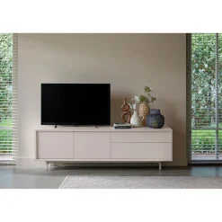 Sale TV-meubel Famosa 180 cm grijs Woonseries|Tv-Meubel