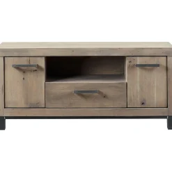 New TV-meubel Hevano (132 Cm) eikenhout moose Woonseries|Tv-Meubel