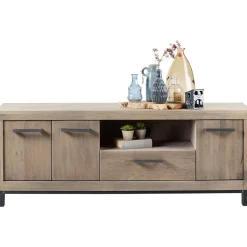 Best TV-meubel Hevano (162 Cm) eikenhout moose Woonseries|Tv-Meubel
